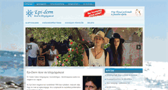 Desktop Screenshot of epi-derm.hu